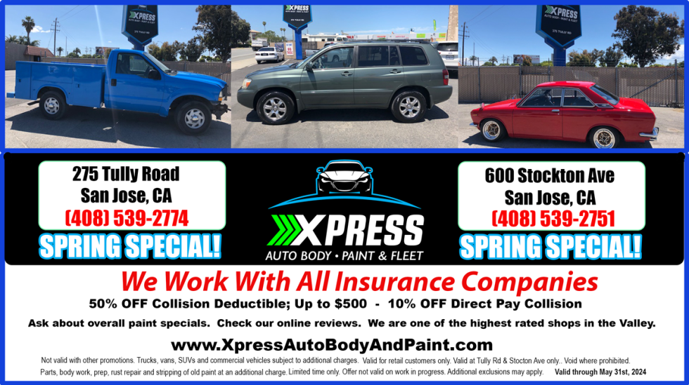 Reviews Auto Body Repair San Jose CA Xpress Auto Body & Paint